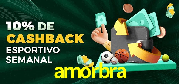 10% de bônus de cashback na amorbra